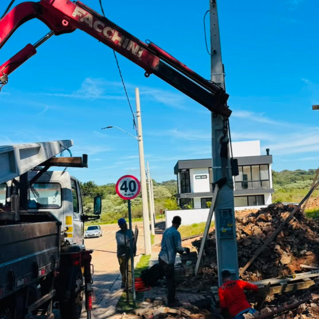 Instalação de poste 4
